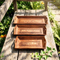 Brass Inlay Nesting Tray Set - view 1