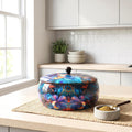 Floral Vine Wooden Roti Box - view 1