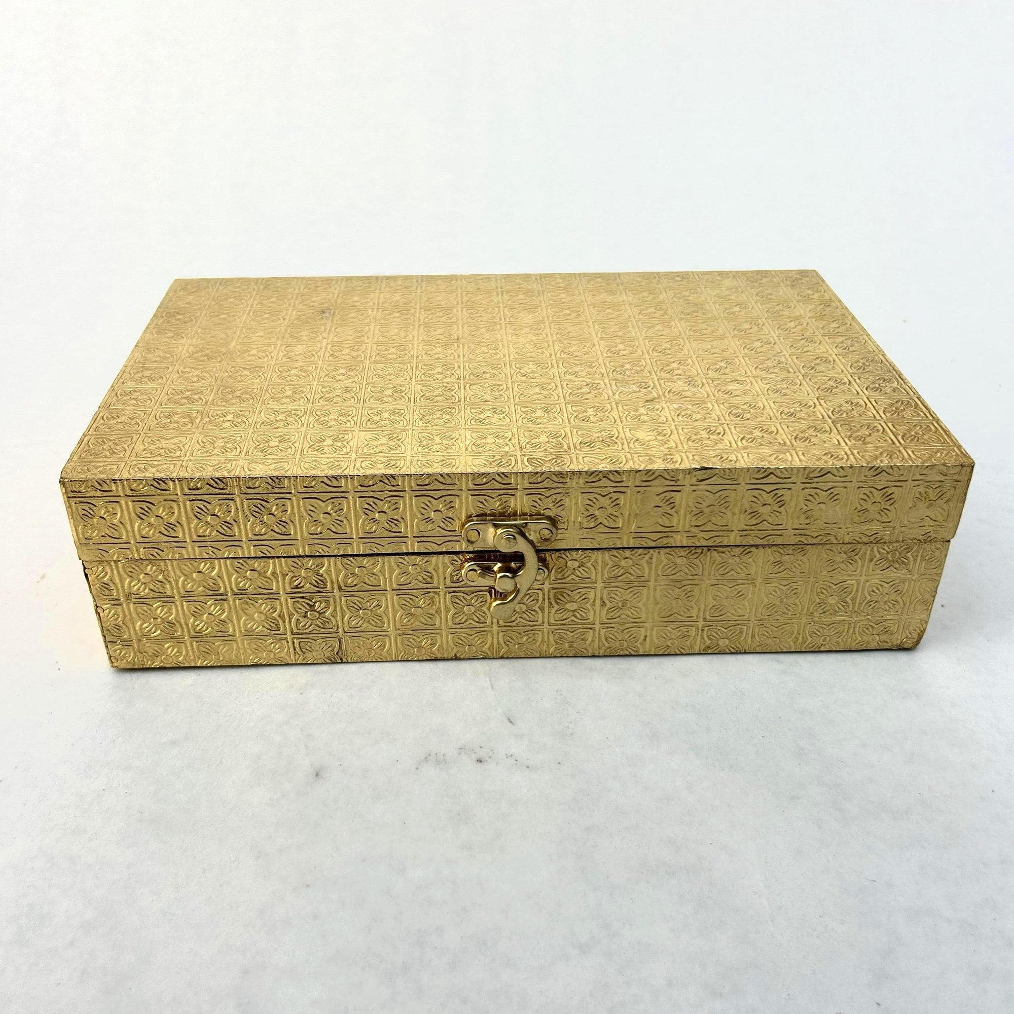 Gold Brass-Plated Jewelry Box - view 4