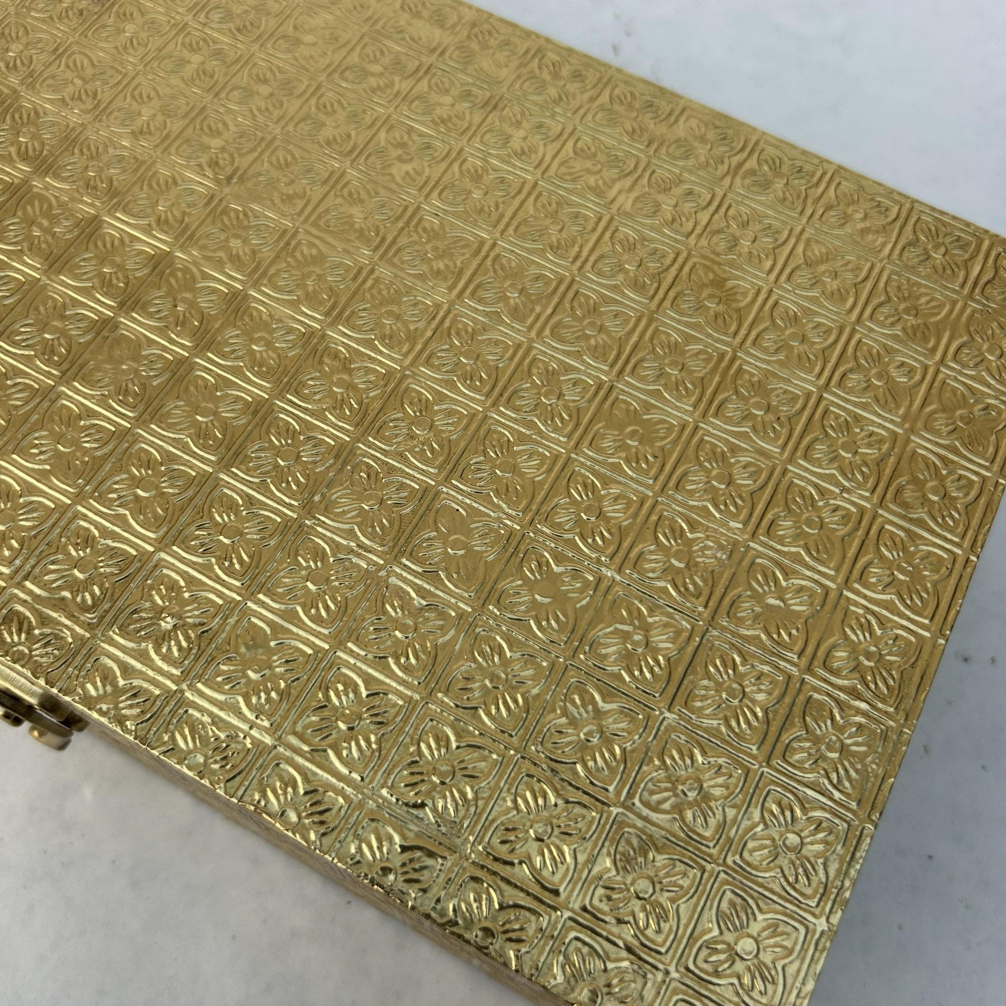 Gold Brass-Plated Jewelry Box - view 5