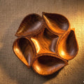 Lotus Six-Section Wooden Tray - view 1