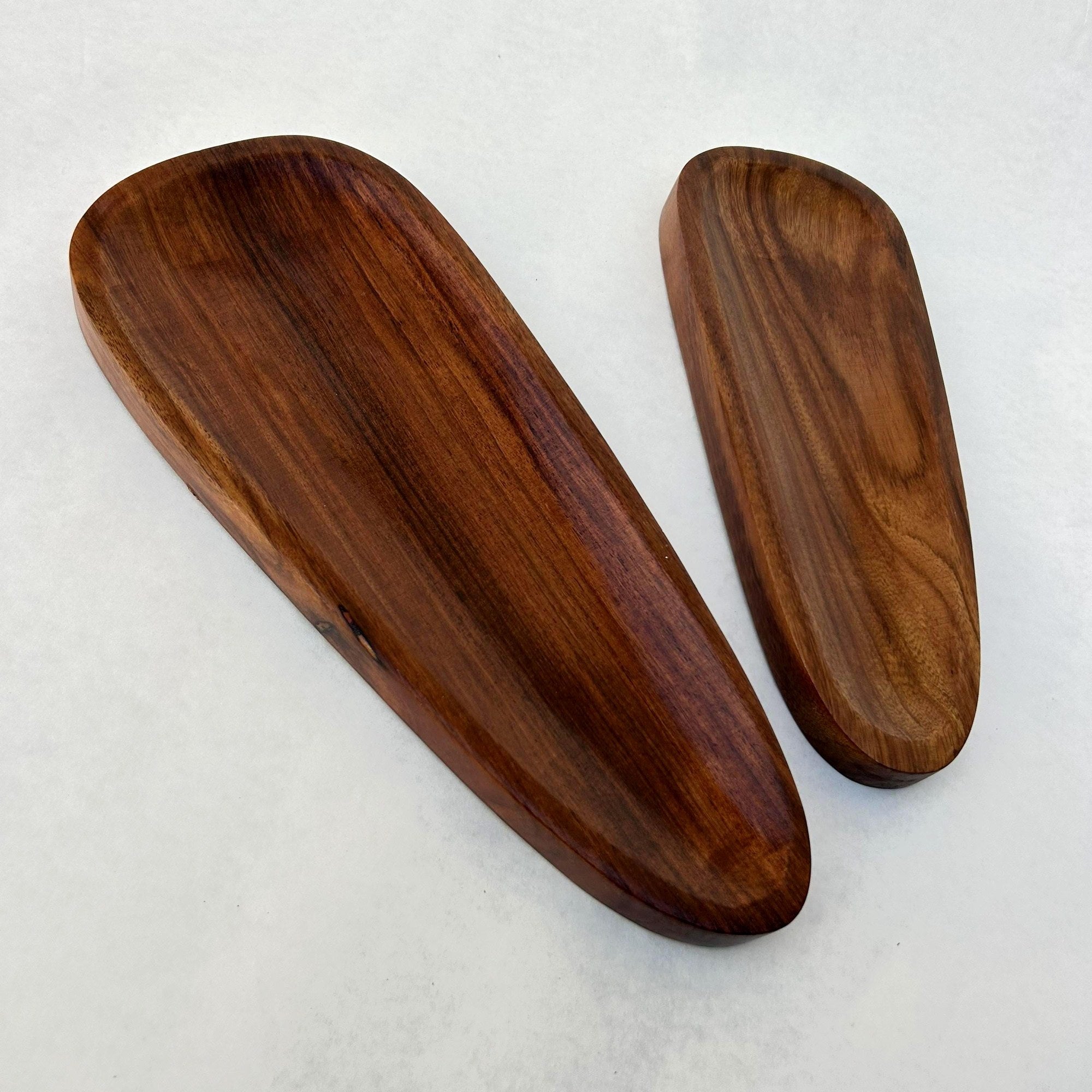Organic Oval Walnut Tray Set - view 2