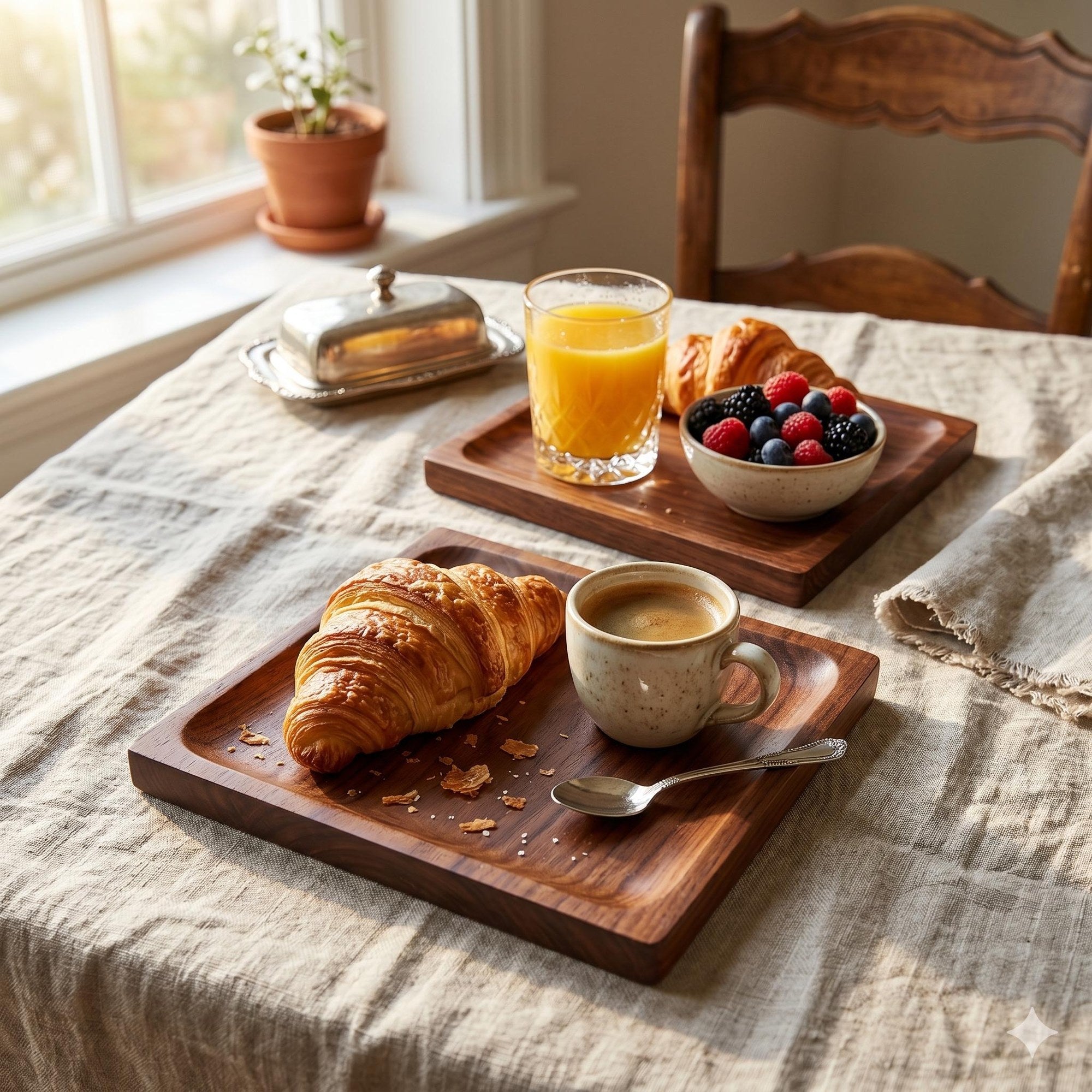 Rosewood Square Serving Tray - view 4